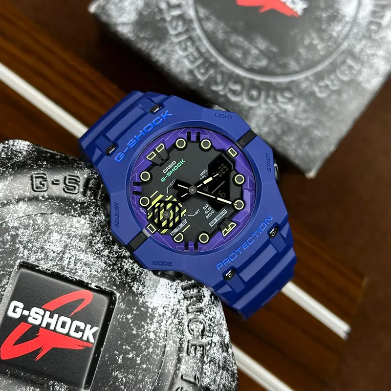G-Shock Blue Spectrum (Bluetooth) Cyberspace Men's Watch- GA-B001CBR-2A